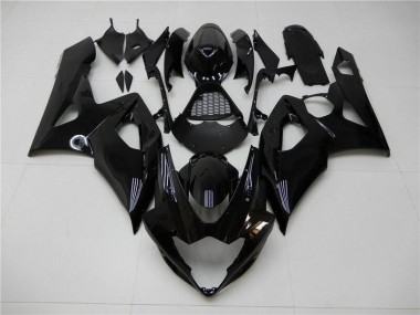 05-06 Glossy Black Suzuki GSXR 1000 Motorcycle Fairings