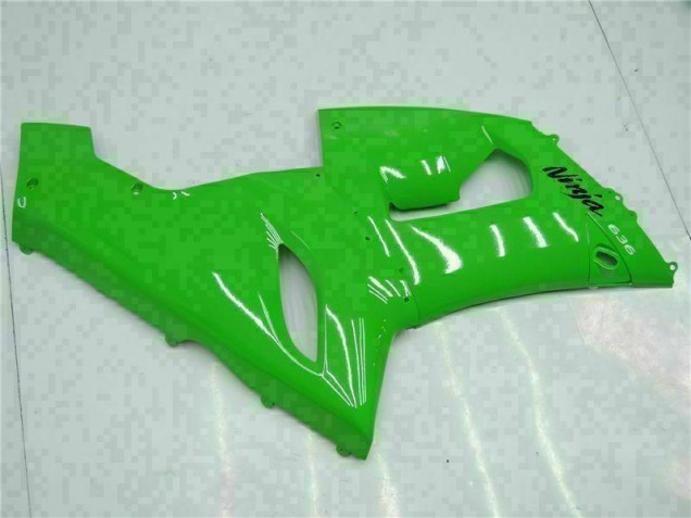05-06 Green Kawasaki ZX6R Full Motorcycle Fairing Kits 05-06 Green Kawasaki ZX6R Full Motorcycle Fairing Kits