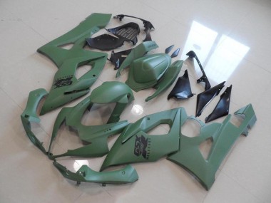 05-06 Matte Army Green Suzuki GSXR 1000 Motorcycle Fairings