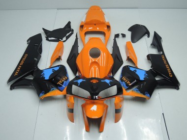 05-06 Orange Black Honda CBR600RR Full Motorcycle Fairing Kits