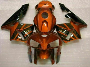 05-06 Orange Black Honda CBR600RR Motorcycle Fairings