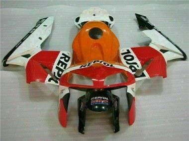 05-06 Orange Black Repsol Honda CBR600RR Motorcycle Fairing