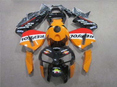 05-06 Orange Black Repsol Honda CBR600RR Motorcycle Fairings