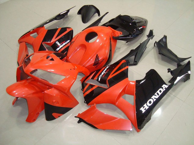 05-06 Orange Honda CBR600RR Motorcycle Fairings 05-06 Orange Honda CBR600RR Motorcycle Fairings