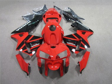 05-06 Red Black Honda CBR600RR Motorcycle Fairing & Bodywork