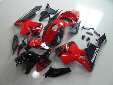05-06 Red Black Honda CBR600RR Motorcycle Fairings