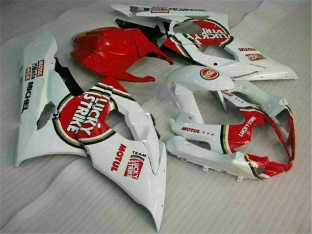 05-06 Red White Suzuki GSXR 1000 Motorcycle Fairing 05-06 Red White Suzuki GSXR 1000 Motorcycle Fairing