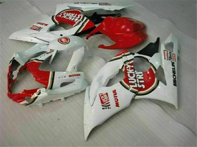 05-06 Red White Suzuki GSXR 1000 Motorcycle Fairing 05-06 Red White Suzuki GSXR 1000 Motorcycle Fairing