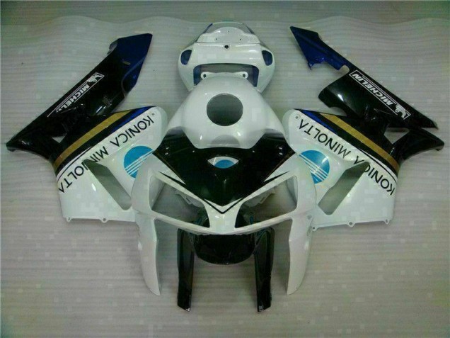 05-06 White Black Honda CBR600RR Motorcycle Fairings 05-06 White Black Honda CBR600RR Motorcycle Fairings