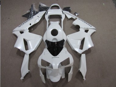 05-06 White Honda CBR600RR Aftermarket Motorcycle Fairings