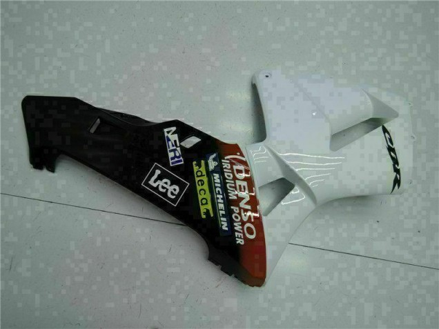 05-06 White Red Black Lee Honda CBR600RR Motorcycle Fairings 05-06 White Red Black Lee Honda CBR600RR Motorcycle Fairings