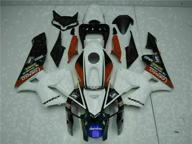 05-06 White Red Black Lee Honda CBR600RR Motorcycle Fairings 05-06 White Red Black Lee Honda CBR600RR Motorcycle Fairings