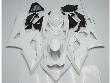 05-06 White Suzuki GSXR 1000 Motorcycle Fairings