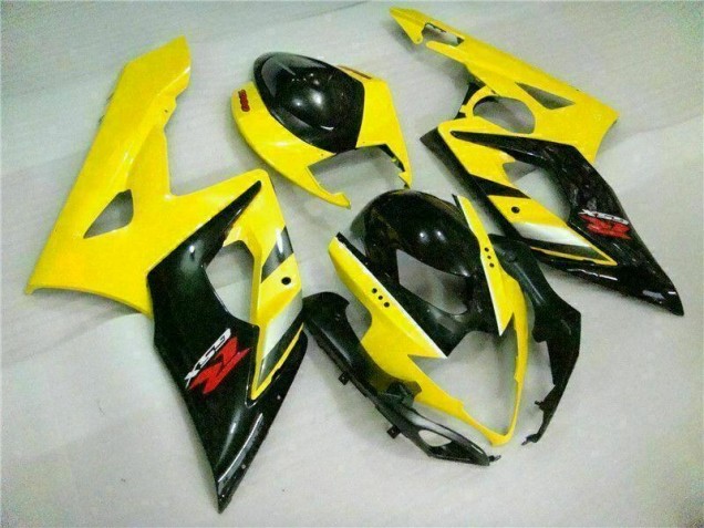 05-06 Yellow Black Suzuki GSXR 1000 Motorcycle Fairings 05-06 Yellow Black Suzuki GSXR 1000 Motorcycle Fairings