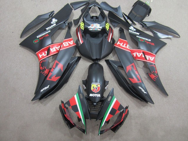 06-07 Black Motul 46 Yamaha YZF R6 Motorcycle Fairings