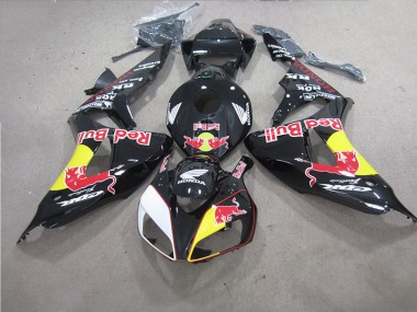 06-07 Black Red Bull Honda CBR1000RR Motorcycle Fairing