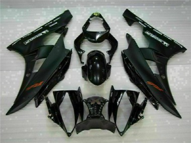 06-07 Black Yamaha YZF R6 Full Motorcycle Fairing Kits