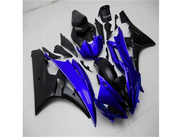 06-07 Blue Black Yamaha YZF R6 Motorcycle Fairing & Bodywork