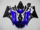 06-07 Blue Black Yamaha YZF R6 Motorcycle Fairing & Bodywork