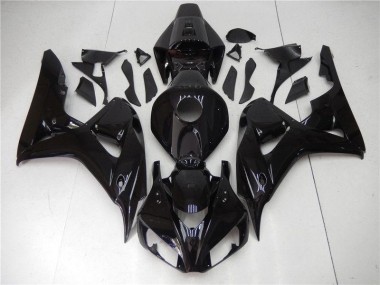 06-07 Glossy Black Honda CBR1000RR Motorcycle Bodywork