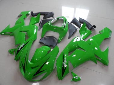 06-07 Green Black Arrow Kawasaki ZX10R Motorcycle Fairings