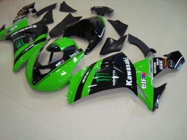 06-07 Green Monster Race Kawasaki ZX10R Motorcycle Fairings