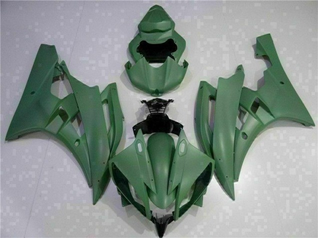 06-07 Green Yamaha YZF R6 Motorcycle Fairings