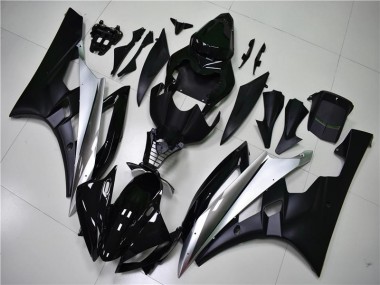 06-07 Silver Black Yamaha YZF R6 Full Motorcycle Fairing Kits