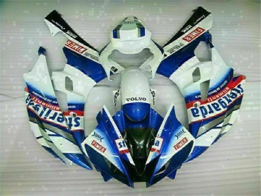 06-07 White Blue Yamaha YZF R6 Motorcycle Fairing