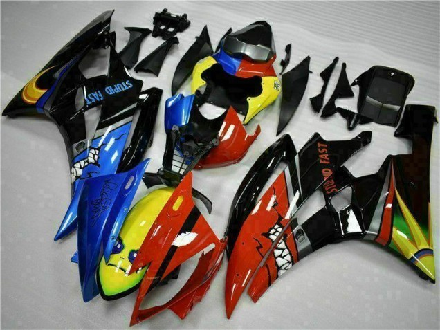 06-07 Yellow Blue Red Yamaha YZF R6 Motorcycle Fairings