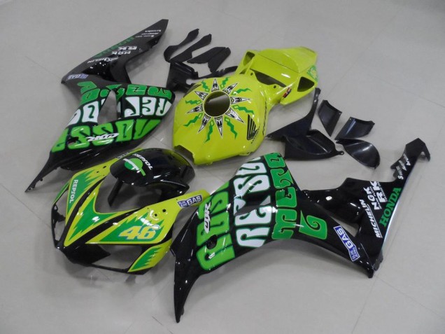 06-07 Yellow Green Rossi Honda CBR1000RR Motorcycle Fairings 06-07 Yellow Green Rossi Honda CBR1000RR Motorcycle Fairings