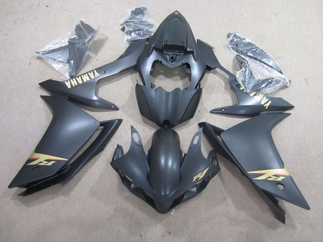 07-08 Black Gold Decal Yamaha YZF R1 Motorcycle Fairing 07-08 Black Gold Decal Yamaha YZF R1 Motorcycle Fairing
