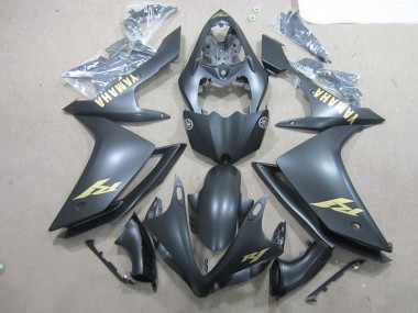 07-08 Black Gold Decal Yamaha YZF R1 Motorcycle Fairings