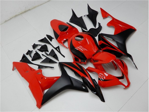 07-08 Black Red Honda CBR600RR Motorcycle Bodywork 07-08 Black Red Honda CBR600RR Motorcycle Bodywork