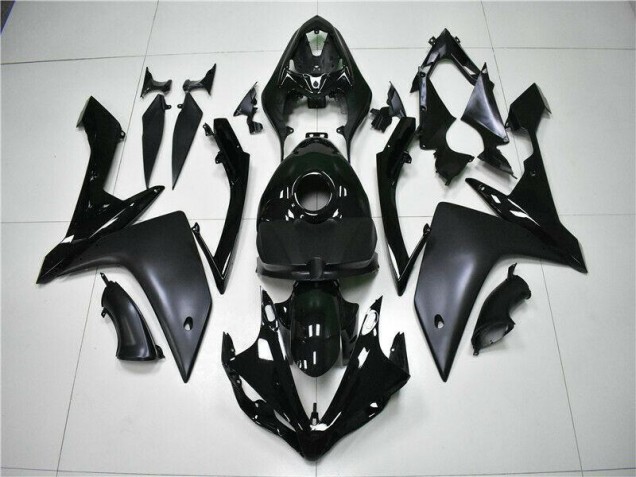 07-08 Glossy Matte Black Yamaha YZF R1 Motorcycle Fairings