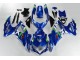 08-10 Blue White Green Suzuki GSXR 600/750 Motorcycle Fairings