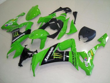 08-10 Green Monster Kawasaki ZX10R Motorcycle Fairing