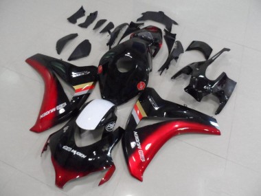 08-11 Black Red Mugen Honda CBR1000RR Motorcycle Fairing