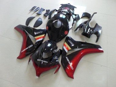 08-11 Black Red Mugen Honda CBR1000RR Motorcycle Fairings