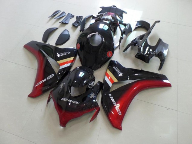 08-11 Black Red Mugen Honda CBR1000RR Motorcycle Fairings 08-11 Black Red Mugen Honda CBR1000RR Motorcycle Fairings