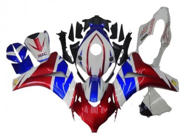 08-11 Red Blue White Honda CBR1000RR Motorcycle Fairings