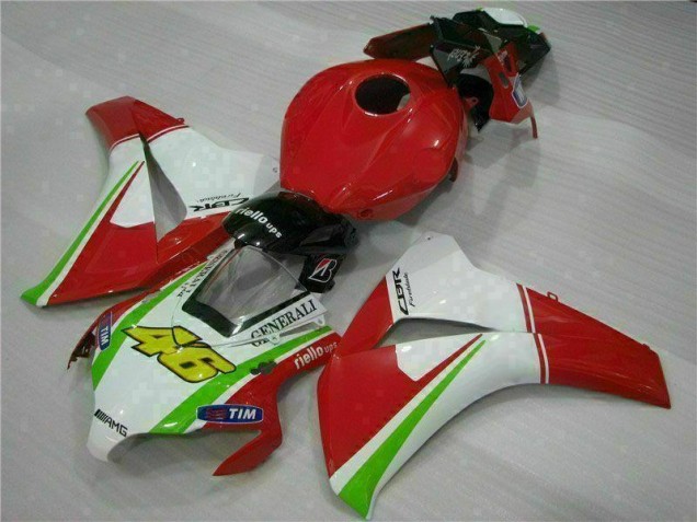 08-11 Red White Honda CBR1000RR Motorcycle Fairings 08-11 Red White Honda CBR1000RR Motorcycle Fairings