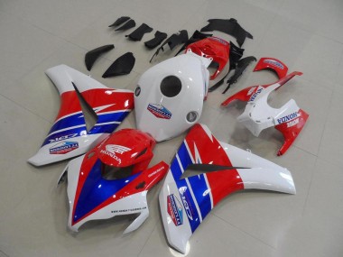 08-11 Red White TT Legends Honda CBR1000RR Motorcycle Fairings