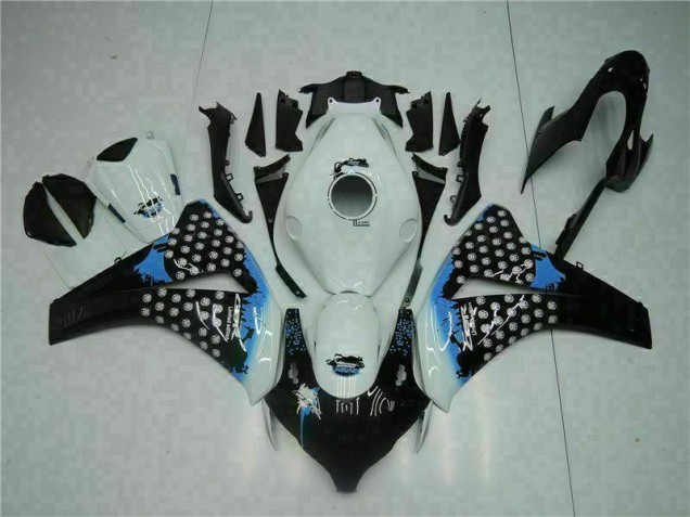 08-11 White Black Honda CBR1000RR Full Motorcycle Fairing Kits 08-11 White Black Honda CBR1000RR Full Motorcycle Fairing Kits