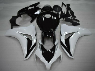 08-11 White Black Honda CBR1000RR Motorcycle Fairing Kits