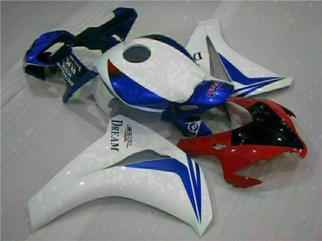 08-11 White Blue Honda CBR1000RR Full Motorcycle Fairing Kits 08-11 White Blue Honda CBR1000RR Full Motorcycle Fairing Kits
