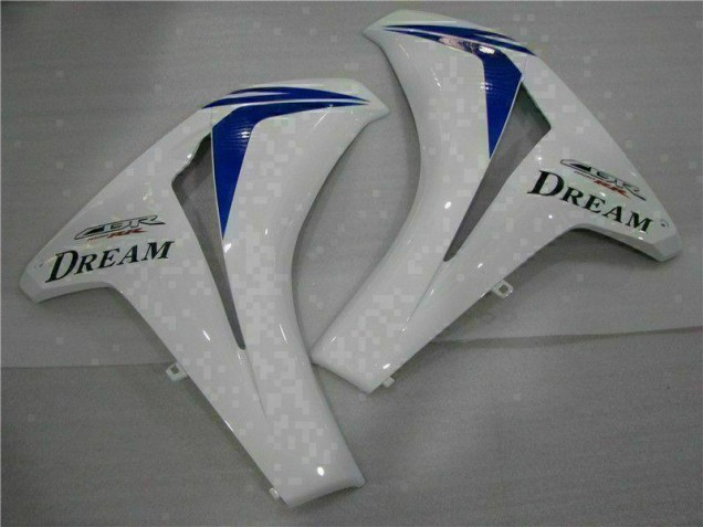 08-11 White Blue Honda CBR1000RR Full Motorcycle Fairing Kits 08-11 White Blue Honda CBR1000RR Full Motorcycle Fairing Kits