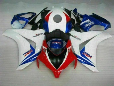08-11 White Blue Honda CBR1000RR Motorcycle Fairing Kits