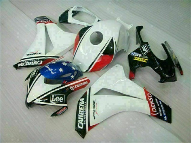 08-11 White Honda CBR1000RR Motorcycle Fairing Kits 08-11 White Honda CBR1000RR Motorcycle Fairing Kits