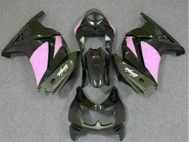 08-12 Black Pink Ninja Kawasaki EX250 Motorcycle Fairings 08-12 Black Pink Ninja Kawasaki EX250 Motorcycle Fairings